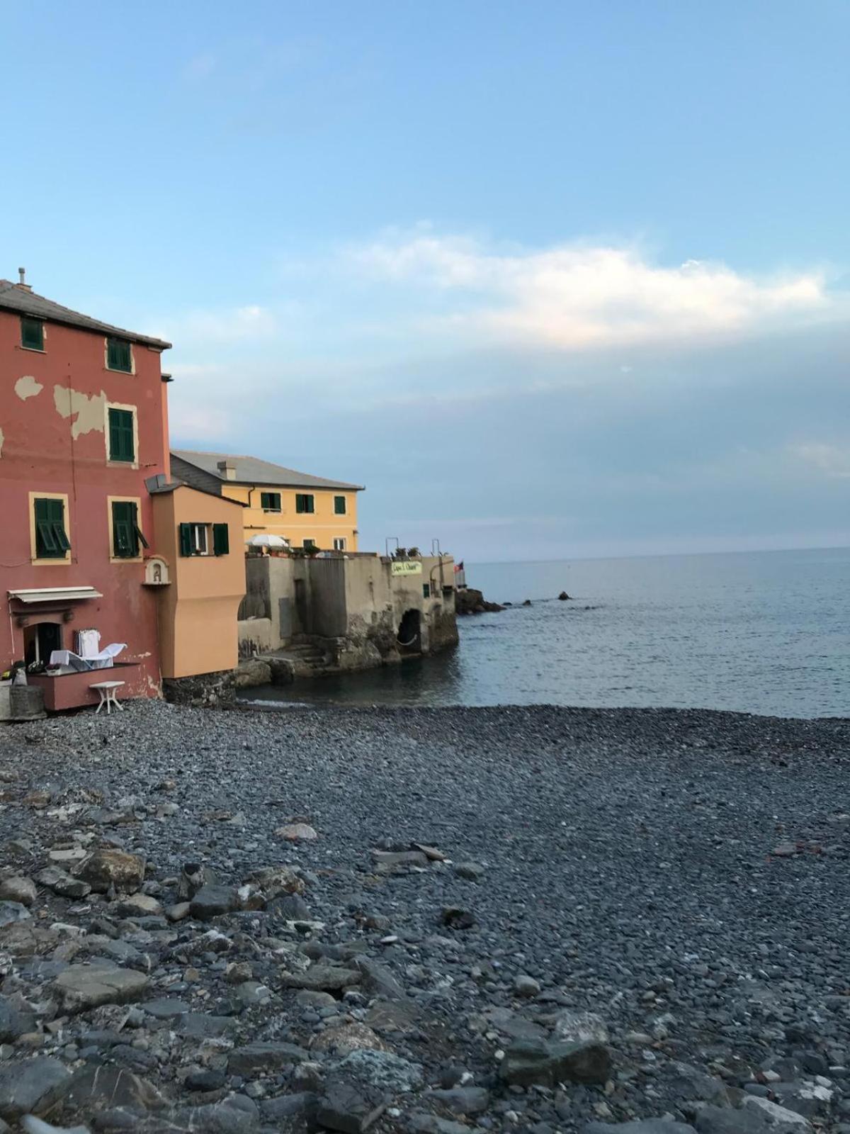 Casa Sulla Spiaggia Di Boccadasse Genua Buitenkant foto